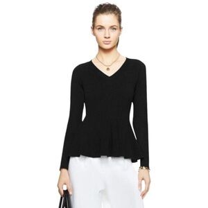 Kate Spade New York Live Colorfully Black Sweater